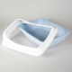 Duvoplus Katzentoilette Birba mit Rand - Azzuro - M - 46 x 35 x 20cm