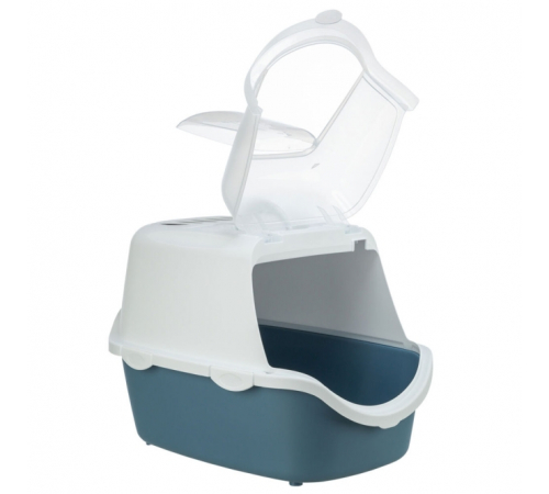 Trixie Katzentoilette Vico Easy Clean - blaugrau/weiß