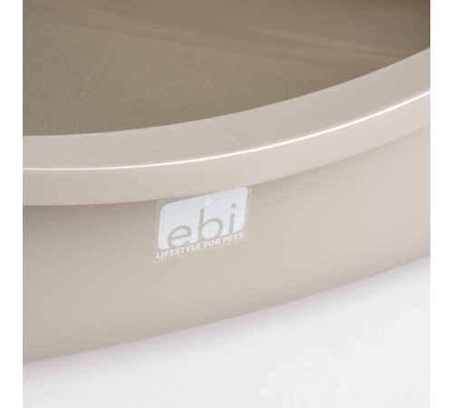 EBI Eck-Katzentoilette Prism M - transparent/grau