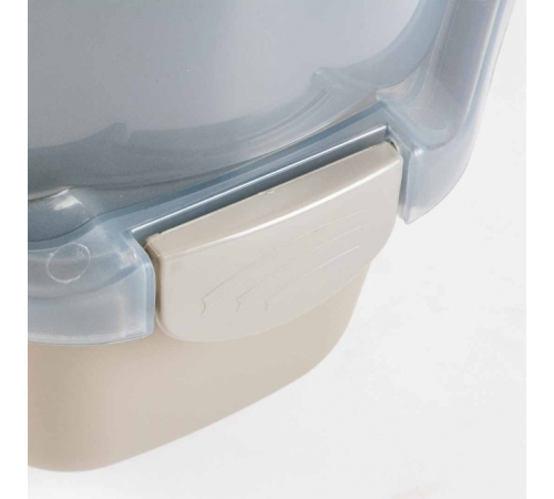 EBI Eck-Katzentoilette Prism M - transparent/grau