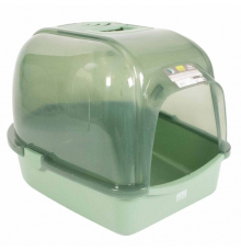 EBI Katzentoilette Eclipse M - transparent/grün