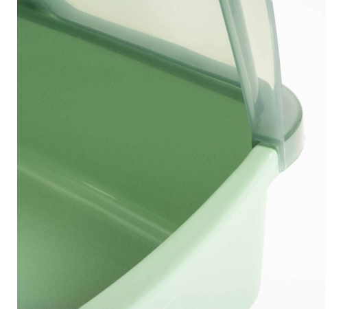 EBI Katzentoilette Eclipse M - transparent/grün