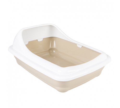 Duvoplus Katzentoilette Birba mit Rand - Mocaccino - M - 46 x 35 x 20cm