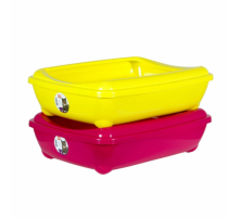 Karlie Flamingo Katzentoilette mit Rand Arist-O-Tray Hawai - 42 x 30 x 11 cm