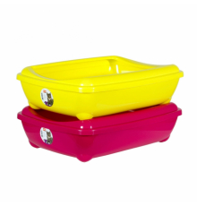Karlie Flamingo Katzentoilette mit Rand Arist-O-Tray Hawai - 42 x 30 x 11 cm