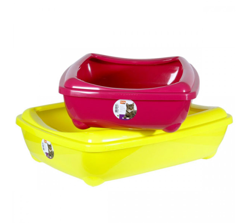 Karlie Flamingo Katzentoilette mit Rand Arist-O-Tray Hawai - 50 x 38 x 13 cm
