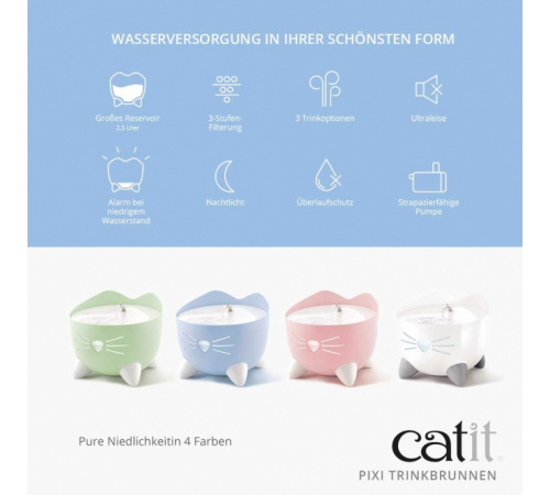 Catit PIXI Trinkbrunnen - Mintgrün
