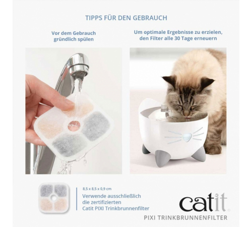 Catit PIXI Trinkbrunnenfilter - 6er Pack