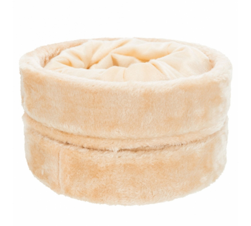 Trixie Crunch Plüschtunnel, 60 cm - Beige