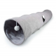 Duvoplus Spieltunnel Purrly - hellgrau - 80x25x25cm