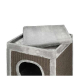 EBI Kratzturm Trend Rockefeller - Hotel des Chats, grau - Höhe 150 cm