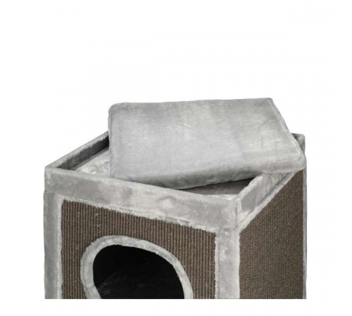 EBI Kratzturm Trend Rockefeller - Hotel des Chats, grau - Höhe 90 cm