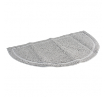 Duvoplus Toiletten-Vorleger halbrund - grau