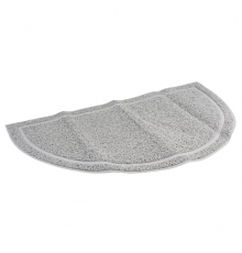 Duvoplus Toiletten-Vorleger halbrund - grau