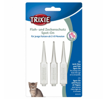 Trixie Floh- und Zeckenschutz Spot-On, Katze - Katze 2-8 Mon.