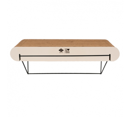 D&D Wandregal aus Pappe David - braun/beige - L - 60x29x24cm