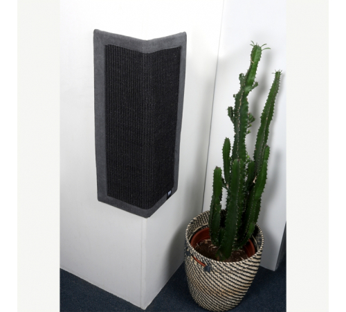 EBI Eck-Kratzmatte Krappa - 58 x 38cm - schwarz