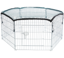 Freilaufgehege mit Schutznetz - ø 126 x 58 cm