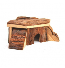 Ollesch Rinden-Holzhaus - 19x19x7,5 cm