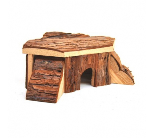 Ollesch Rinden-Holzhaus - 19x19x7,5 cm