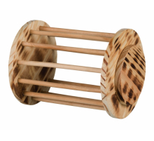 Trixie Heuraufe Rolle aus geflammtem Holz