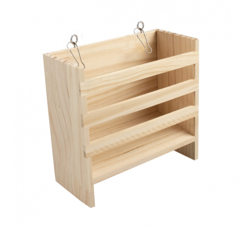 Duvoplus Holz-Heuraufe zum Aufhängen