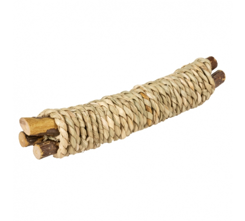 Duvoplus Knabberstick aus Holz & Wasserhyazinthe