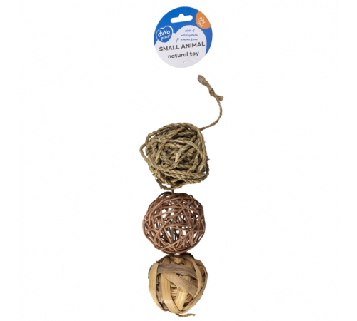 Duvoplus Spielbälle für Nager - 3 Stück - 7,5 cm