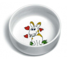 Karlie Runder Keramik-Napf für Kaninchen - 300 ml