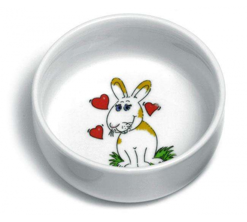 Karlie Runder Keramik-Napf für Kaninchen - 300 ml