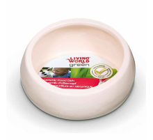 LIVING WORLD Ergonomischer Nagernapf groß elfenbein