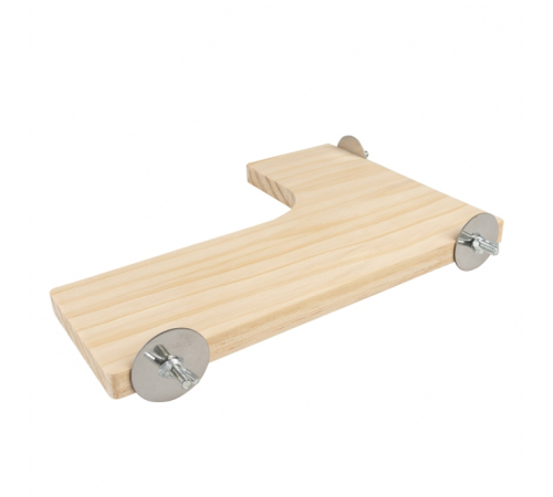 Duvoplus L-Plattform aus Holz