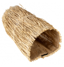 Duvoplus Nagertunnel aus Leinen/Gras - 20 x 9 x 10cm