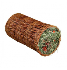 Trixie Pure Nature Weidentunnel mit Heu - 20 x 38 cm