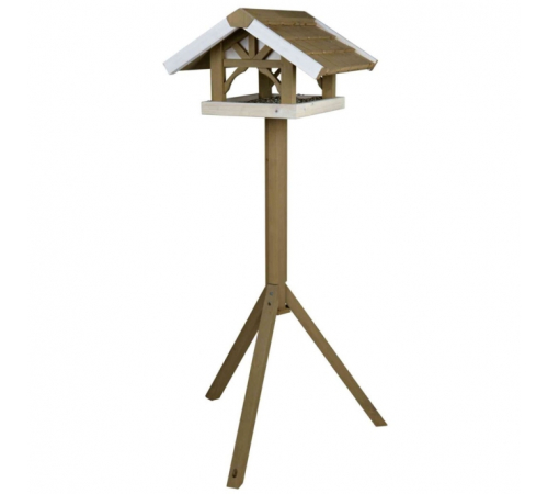 Trixie Stehendes Vogelfutterhaus - grau/weiß