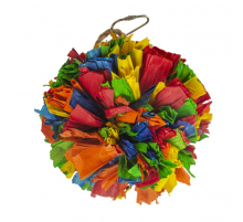 Duvoplus Vogelspielzeug Pompom aus Maisblättern - 12,7x7,6x7,6cm