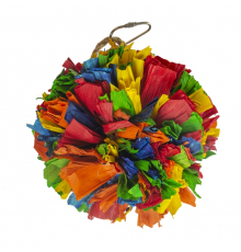 Duvoplus Vogelspielzeug Pompom aus Maisblättern - 12,7x7,6x7,6cm