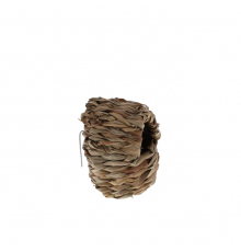 Duvoplus geschlossenes Schilfnest für Vögel - 3 Stück - 8x8x10,6cm