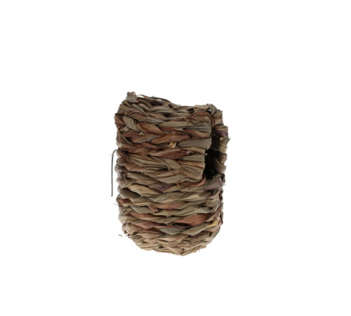 Duvoplus geschlossenes Schilfnest für Vögel - 3 Stück - 10x10x15cm