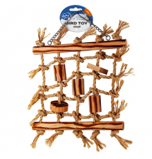 Duvoplus Vogelspielzeug Kletternetz
