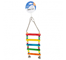 Duvoplus bunte Vogelleiter mit Perlen - 40cm