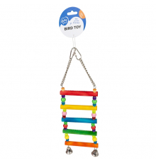 Duvoplus bunte Vogelleiter mit Perlen - 40cm