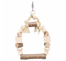 Trixie Bogenschaukel mit Holzklötzen - Klein